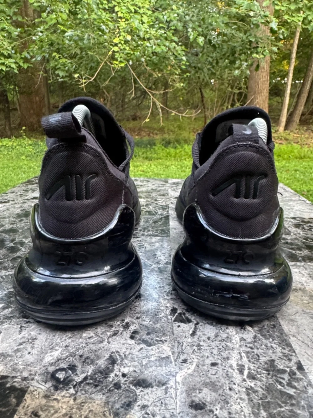 Nike Air Max 270 Triple Black AH8050-005 Men's Size 8